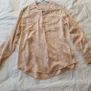 NWOT Equipment silk shirt